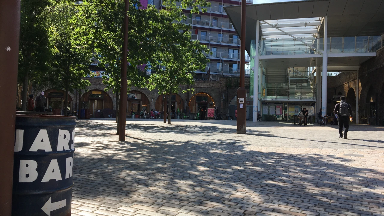 Deptford station square